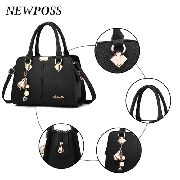 Newposs Famous Designer Brand Bags Women Leather Handbags 2022 Luxury Ladies - Picture 5 of 9